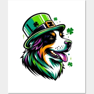 Estrela Mountain Dog Celebrates Saint Patrick's Day Posters and Art